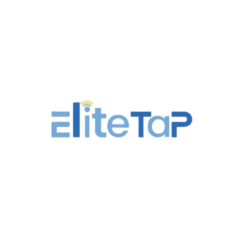 "Logo EliteTap – Carte de visite NFC intelligente au Québec" Logo EliteTap – Carte de visite NFC intelligente au Québec